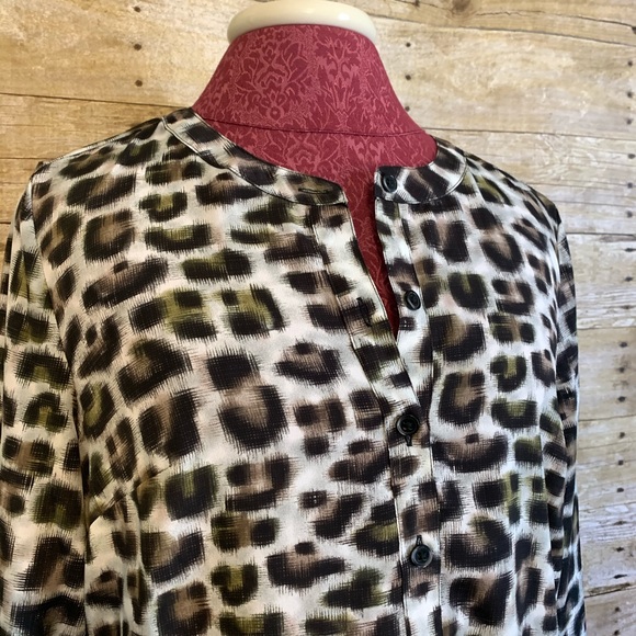 ANN TAYLOR LONG SLEEVE TUNIC SZ S - Picture 3 of 5